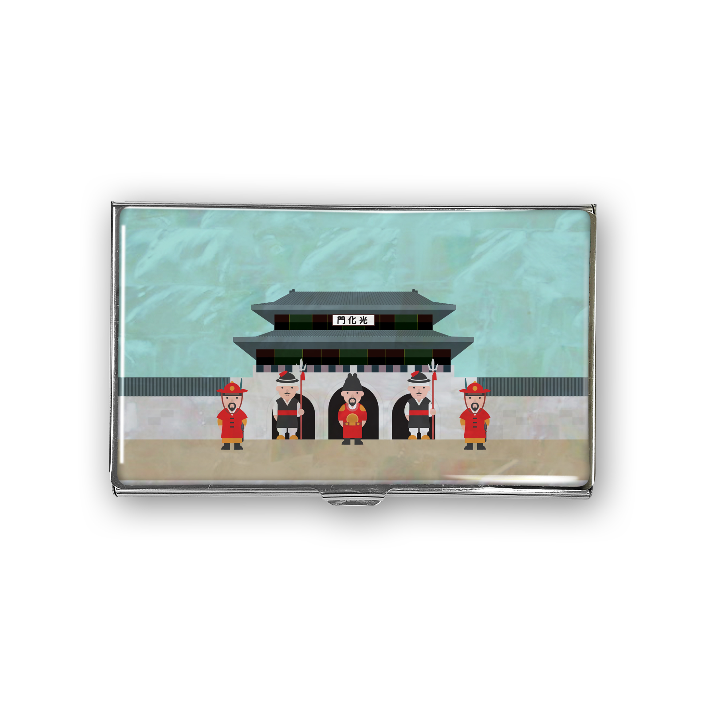 서울 광화문 일러스트 카드케이스